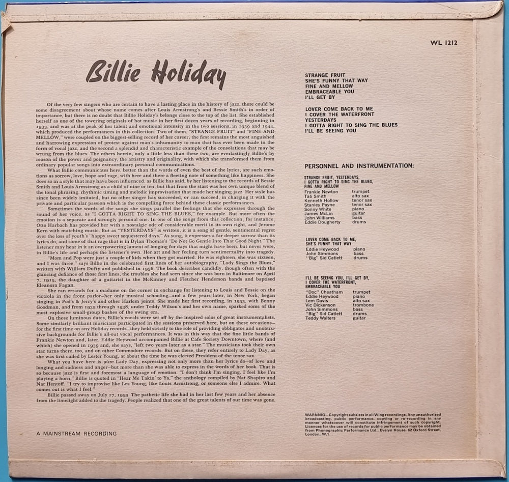 Billie Holiday