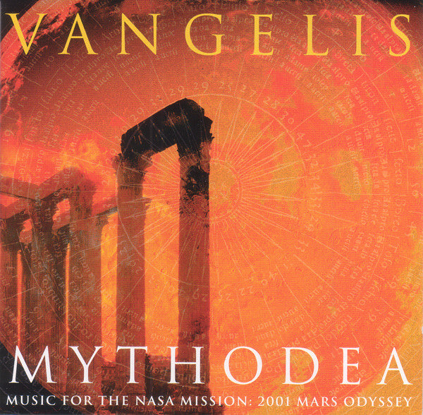 Mythodea (Music For The NASA Mission: 2001 Mars Odyssey) — Vangelis front cover