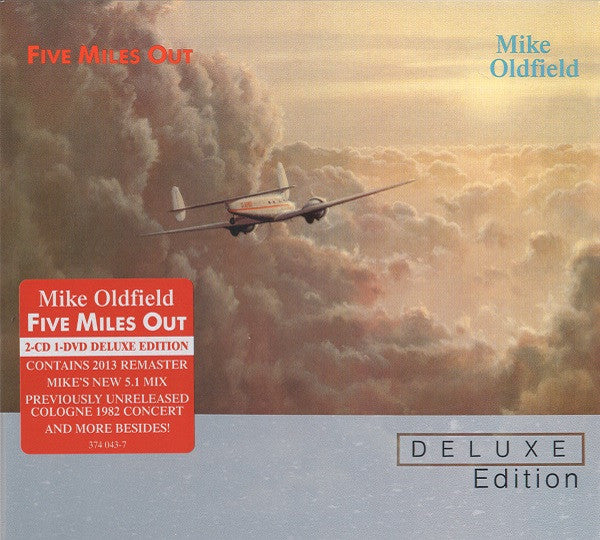 Five Miles Out — Mike Oldfield front cover