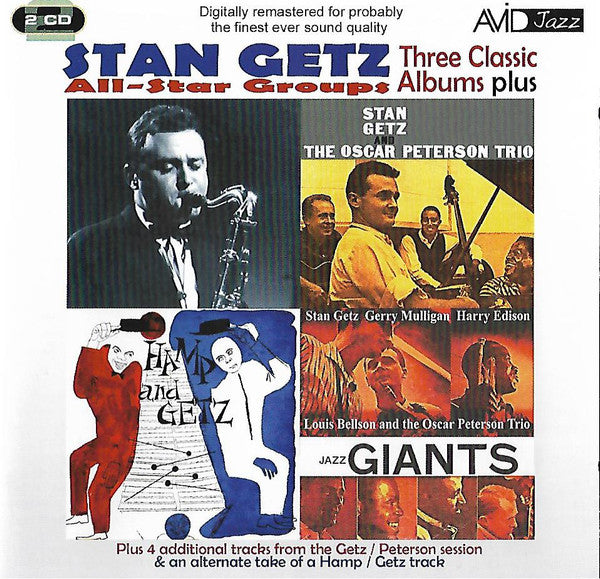 Stan Getz All-Star Groups — Stan Getz front cover