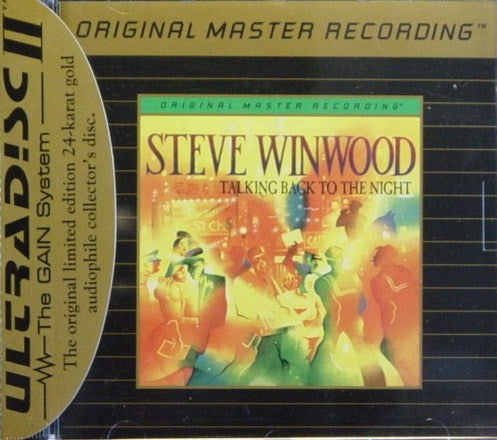 Talking Back to the Night — Steve Winwood front cover