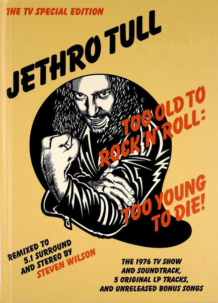 Too Old to Rock 'N' Roll, Too Young to Die! — Jethro Tull front cover