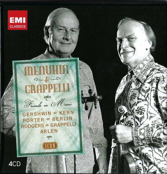 Icon: Menuhin And Grappelli — Yehudi Menuhin/Stéphane Grappelli/Alan Clare Trio/Max Harris front cover