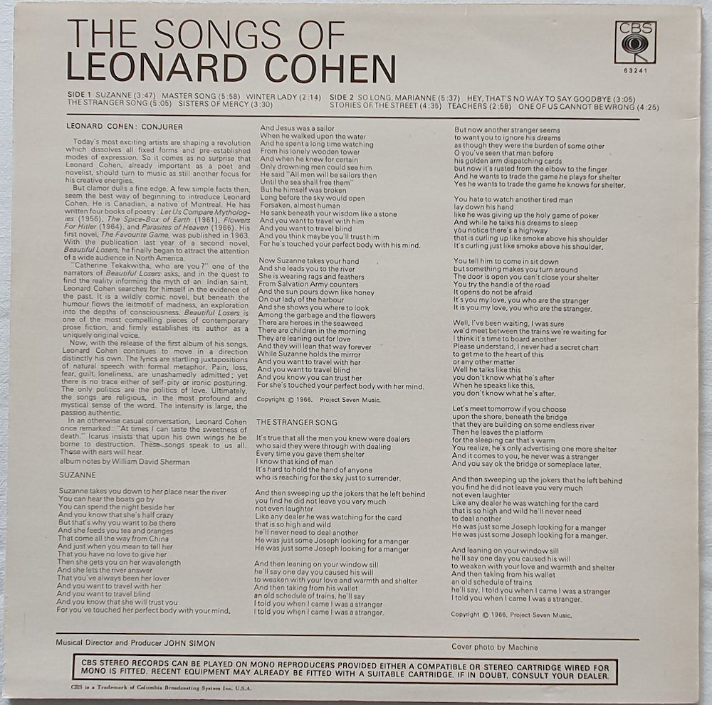 Leonard Cohen