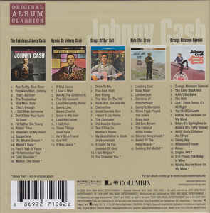 Original Album Classics — Johnny Cash back cover