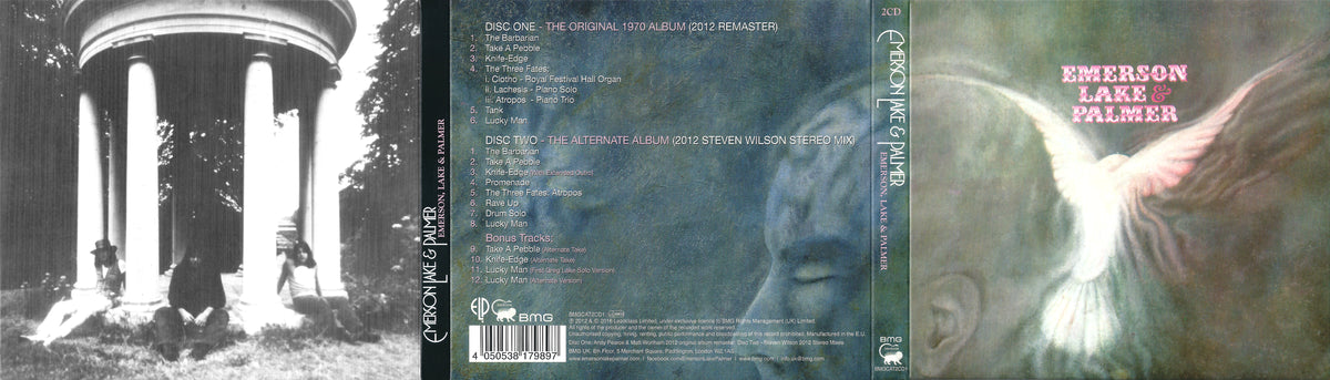 Emerson, Lake & Palmer — Emerson, Lake & Palmer back cover