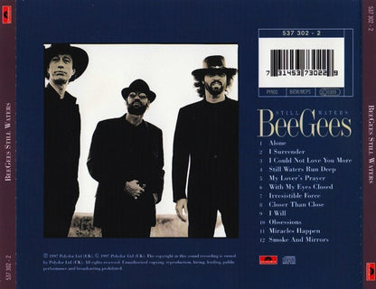 beegees still waters CD back cover
