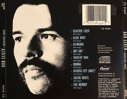 Bob Seger - beautiful loser back cover