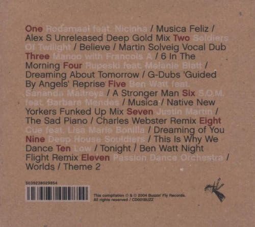 Buzzin Fly Vol 1 back cover