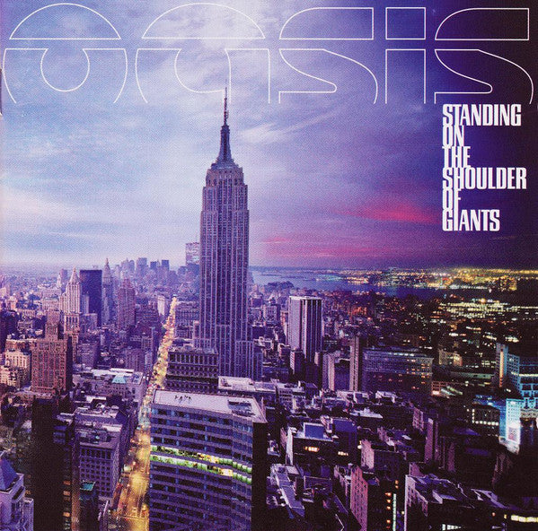 Standing on the Shoulder of Giants — Oasis front cover
