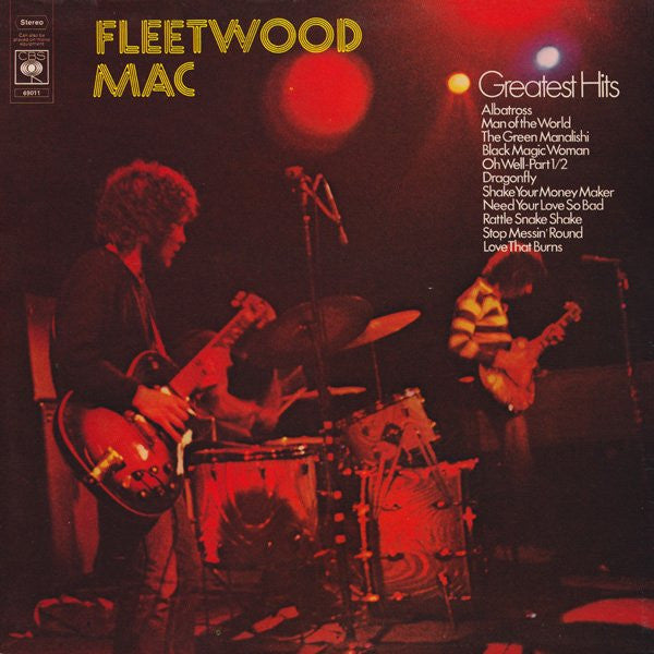 Greatest Hits [CBS 1971] — Fleetwood Mac front cover