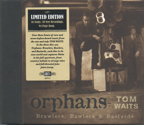 Orphans: Brawlers, Bawlers & Bastards — Tom Waits front cover