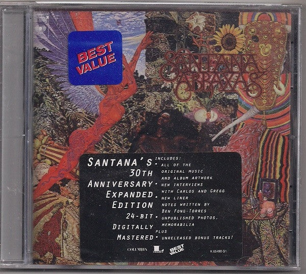 Abraxas — Santana front cover