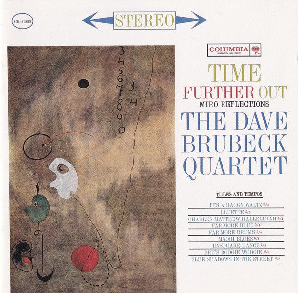 Time Further Out — Dave Brubeck Quartet front cover