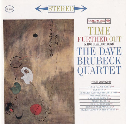 Time Further Out — Dave Brubeck Quartet front cover