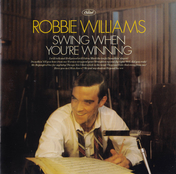 Swing When You're Winning — Robbie Williams front cover