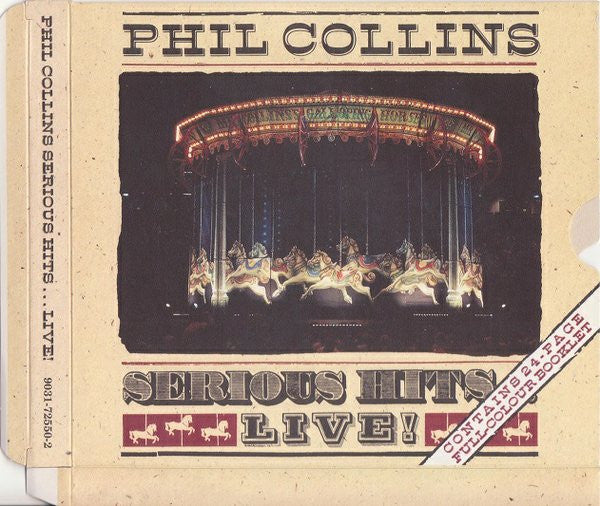Serious Hits...Live! — Phil Collins front cover
