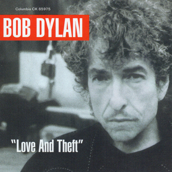 Love and Theft — Bob Dylan front cover