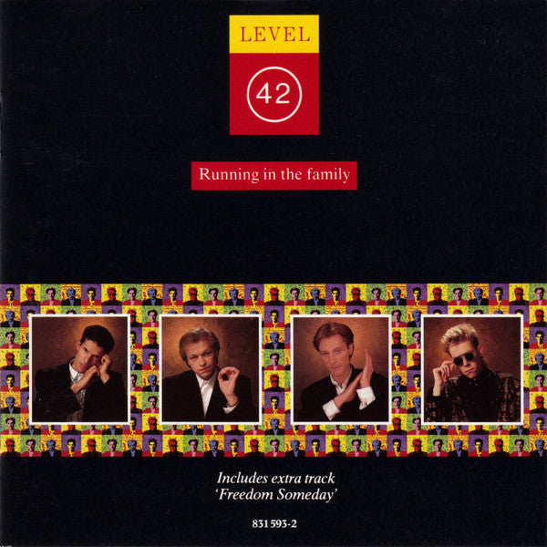 Running in the Family â€” Level 42 front cover