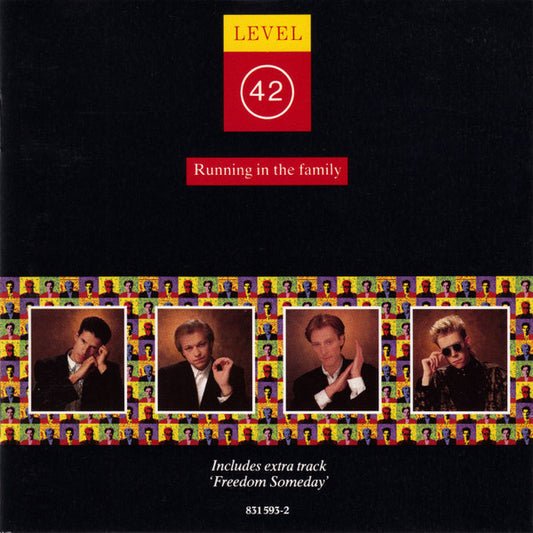 Running in the Family — Level 42 front cover