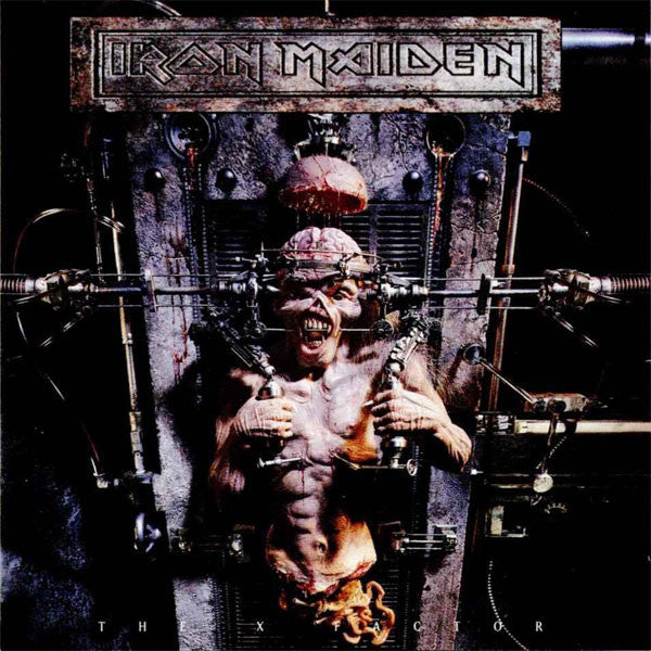 The X Factor — Iron Maiden front cover