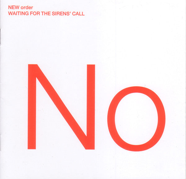 Waiting for the Sirens' Call — New Order front cover