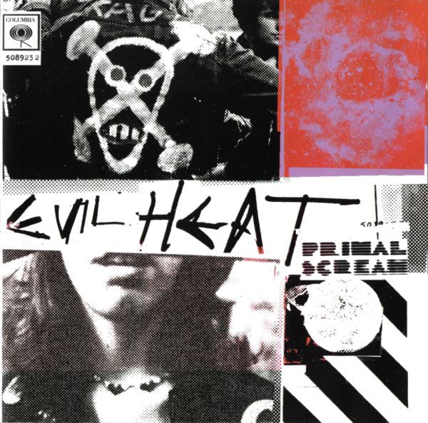 Evil Heat — Primal Scream front cover