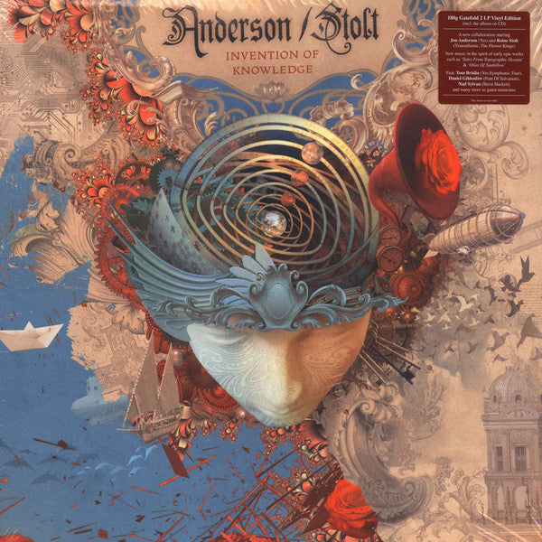 Invention of Knowledge — Anderson-Bruford-Wakeman-Howe front cover