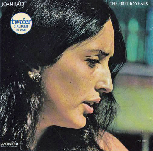 The First 10 Years — Joan Baez front cover