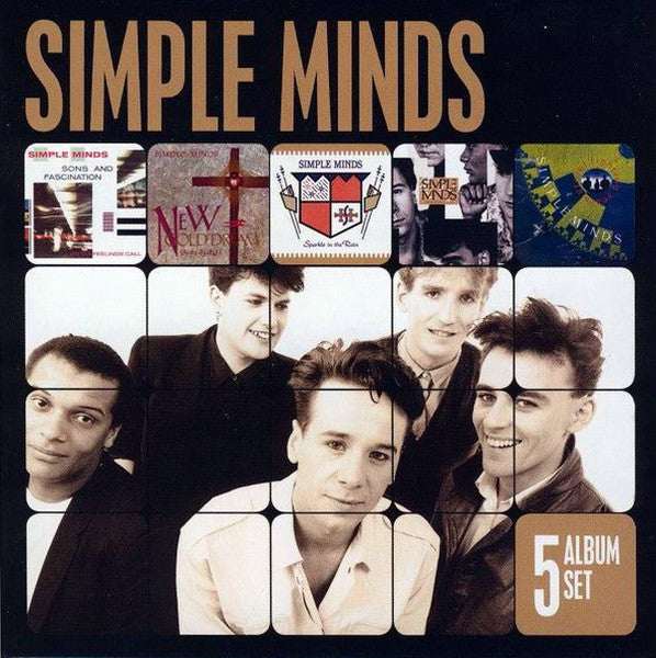 Simple Minds 5 Album Set — Simple Minds front cover