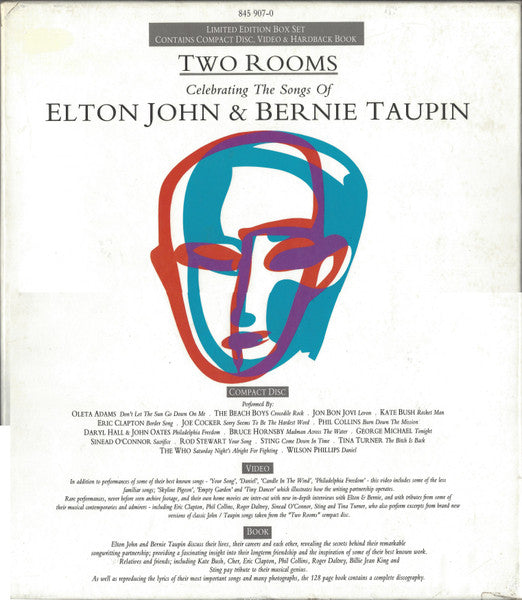 Two Rooms: Celebrating the Songs of Elton John & Bernie Taupin — Various Artists front cover