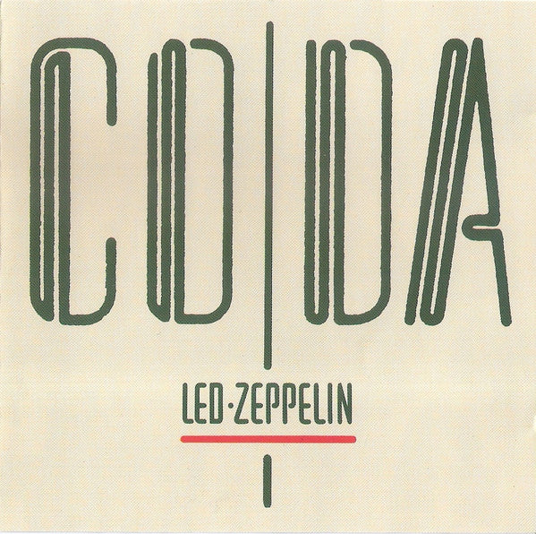 Coda — Led Zeppelin front cover