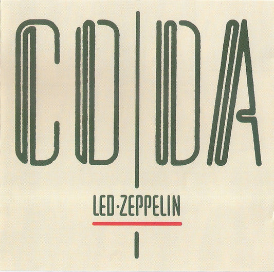 Coda — Led Zeppelin front cover