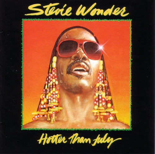 Hotter Than July — Stevie Wonder front cover