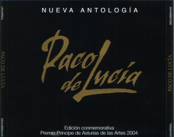 Nueva Antologia Disc 1 — Paco de Lucía front cover
