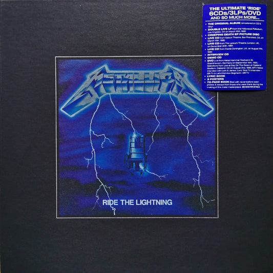 Ride the Lightning — Metallica front cover