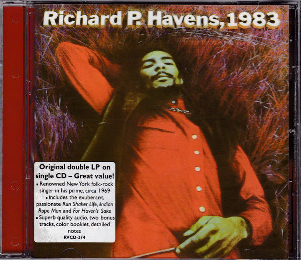 Richard P. Havens 1983 — Richie Havens front cover