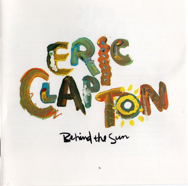 Behind the Sun — Eric Clapton front cover