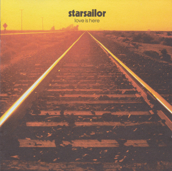 Love Is Here — Starsailor front cover