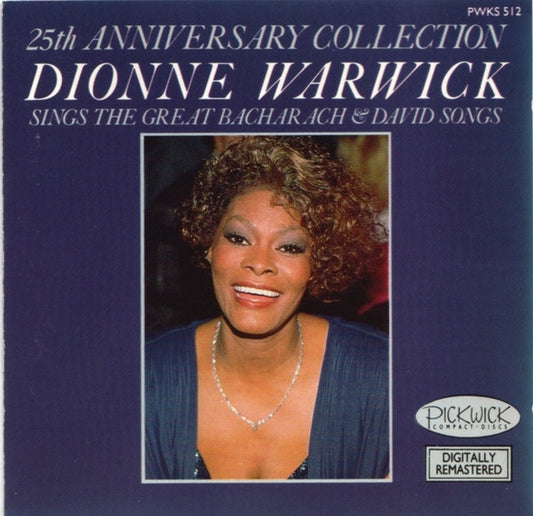 25th Anniversary Collection: Dionne Warwick Sings the Great Bacharach & David — Dionne Warwick front cover