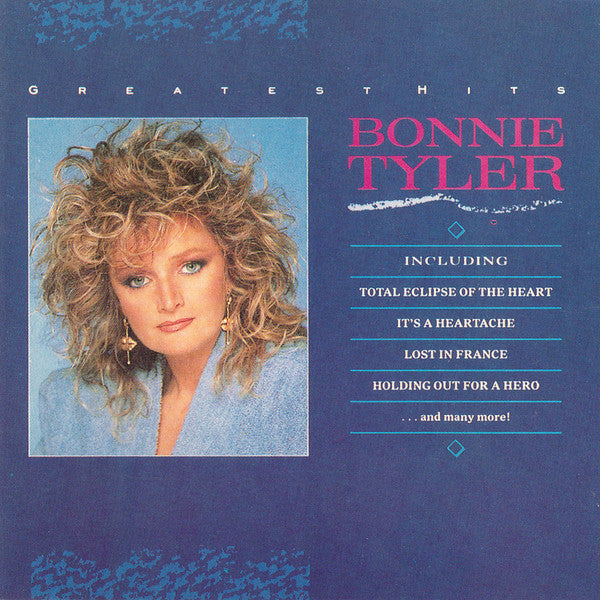 Greatest Hits [Sony] — Bonnie Tyler front cover