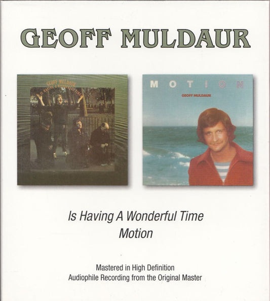 Having A Wonderful Time/Motion — Geoff Muldaur front cover