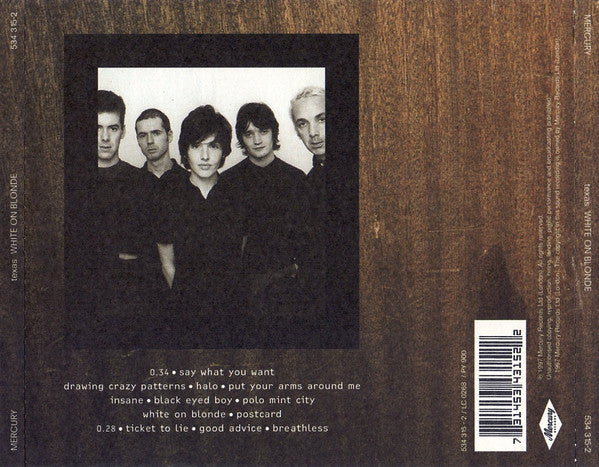 White on Blonde — Texas front cover
