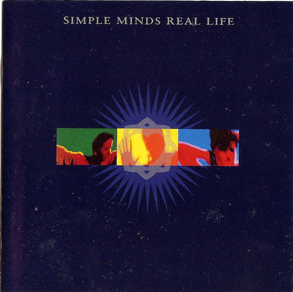 Real Life — Simple Minds front cover
