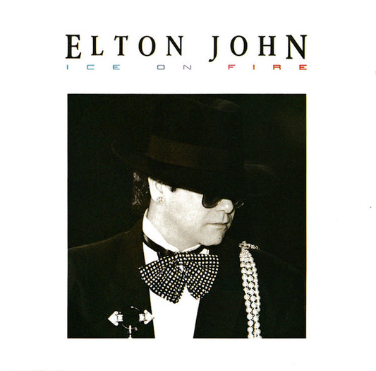Ice on Fire — Elton John front cover