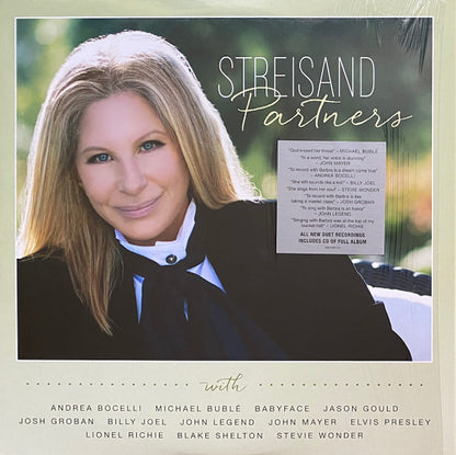 Partners — Barbra Streisand with Michael Bublé front cover