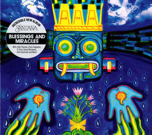 Blessings And Miracles — Santana front cover