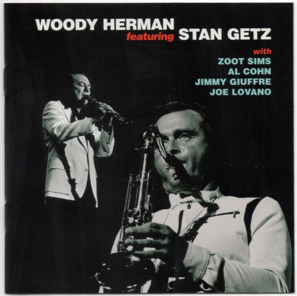 Woody Herman Featuring Stan Getz — Stan Getz/Woody Herman front cover
