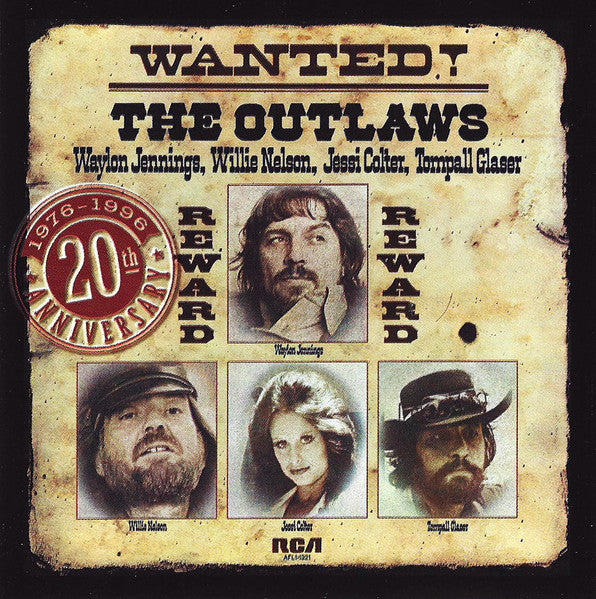 Wanted! The Outlaws [Bonus Tracks] — Waylon Jennings front cover