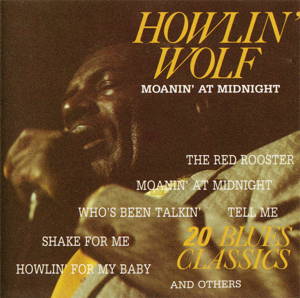 Moanin' At Midnight — Howlin' Wolf front cover